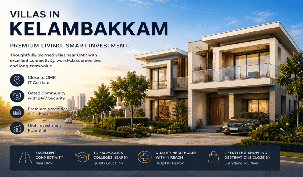Why Kelambakkam is One of Chennai’s Best Locations to Buy a Villa